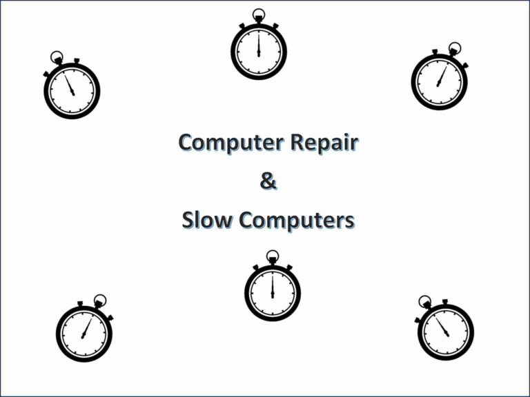 Computer Repair and Slow Computers - DML Computer Repair